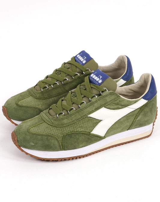 Diadora Diadora Equipe Suede SW Heritage Trainers Iguana Green