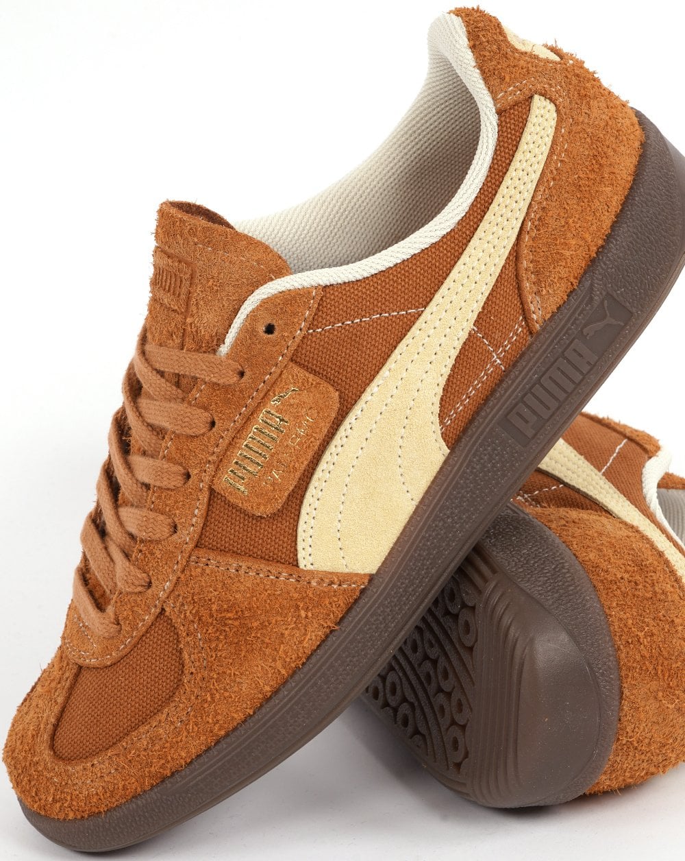 Puma Palermo Vintage Trainers Caramel Vanilla Gum