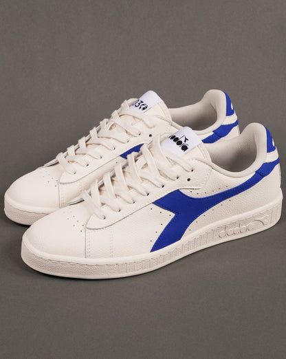 Diadora Game L Low Trainers Off White/Dark Royal