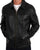 Gabicci Vintage Collared Leather Jacket Black