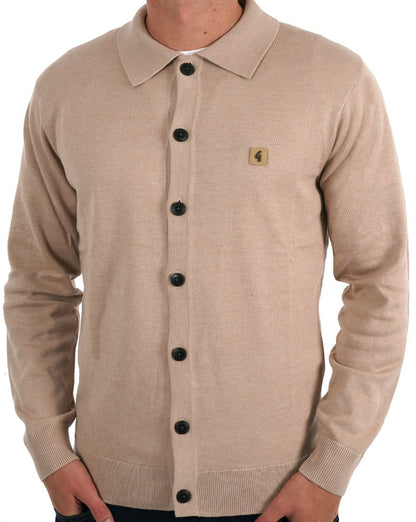 Gabicci Vintage Azima Knitted Cardigan Oat