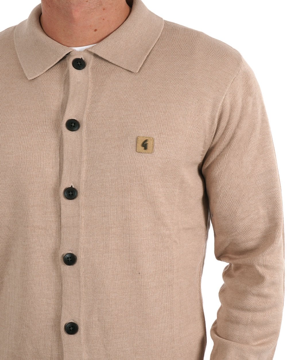 Gabicci Vintage Azima Knitted Cardigan Oat