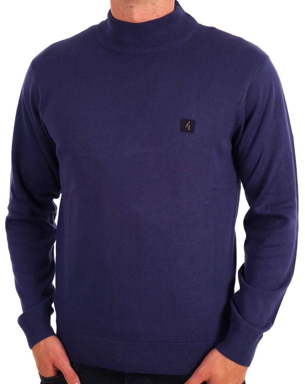 Gabicci Vintage Duke Turtleneck Storm Blue