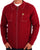 Gabicci Vintage Serge Knit Zip Up Cherry