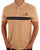 Sergio Tacchini Twin Stripe Polo Shirt Latte