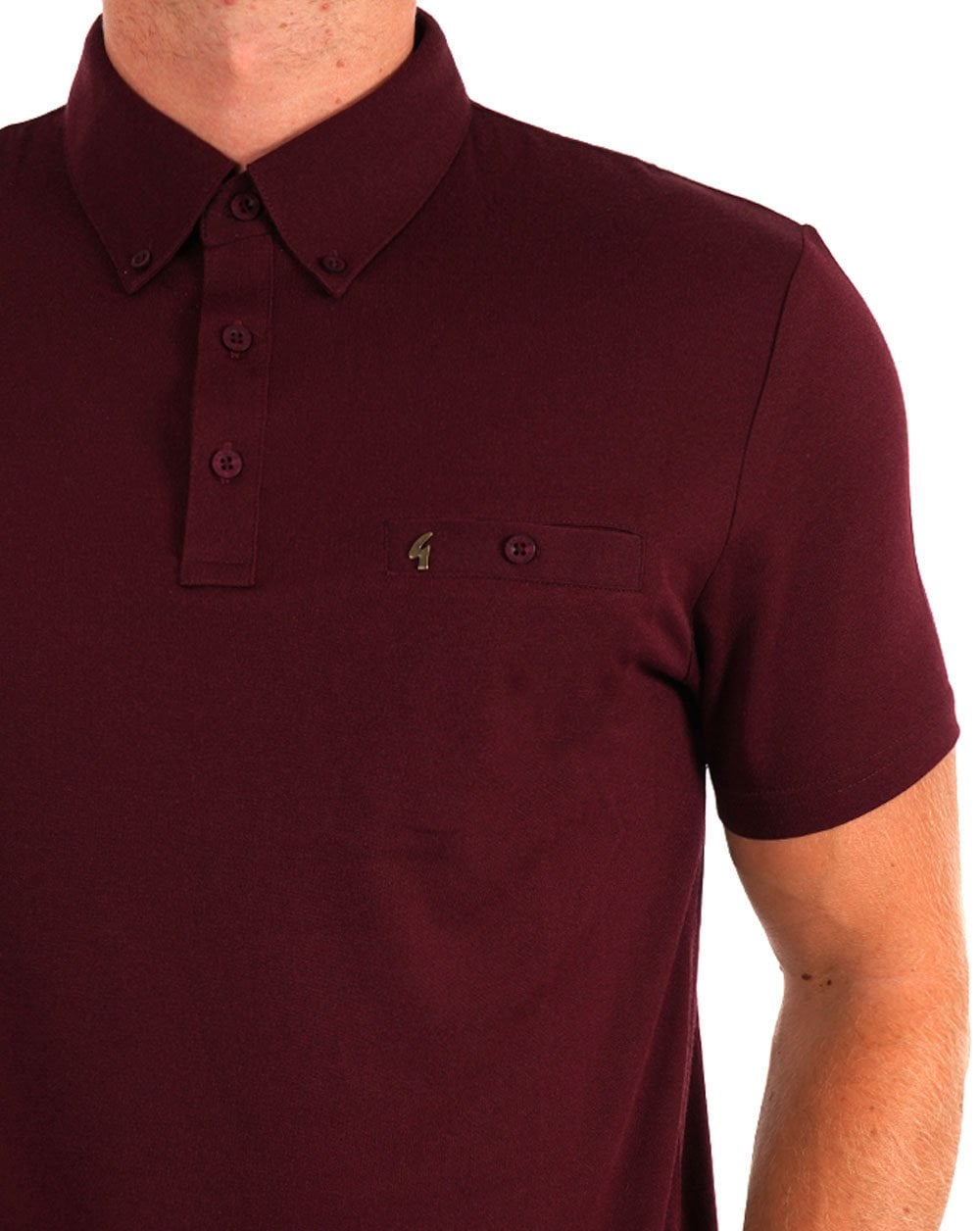 Gabicci Vintage Ladro Polo Shirt Berry