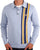 Gabicci Vintage Soda LS Knit Polo Sky