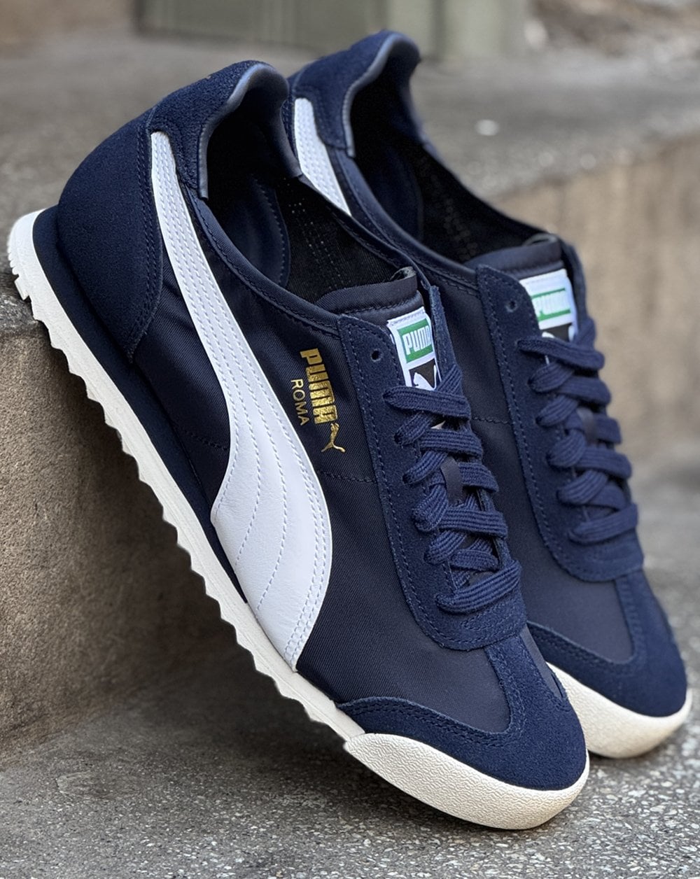 Puma Roma Trainers Navy White Exclusive