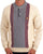 Gabicci Vintage Hadon Knitted LS Polo Cream