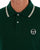 Sergio Tacchini Tipped Long Sleeve Polo Shirt Rainforest Green