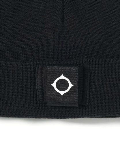 MA.STRUM Milano Knit Beanie Black