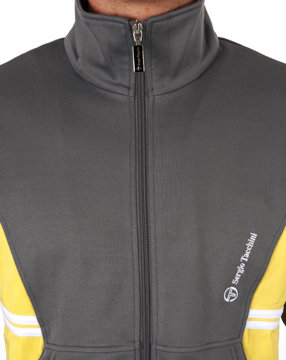 Sergio Tacchini Blow Track Top Grey Yellow