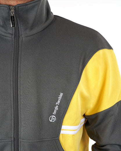 Sergio Tacchini Blow Track Top Grey Yellow