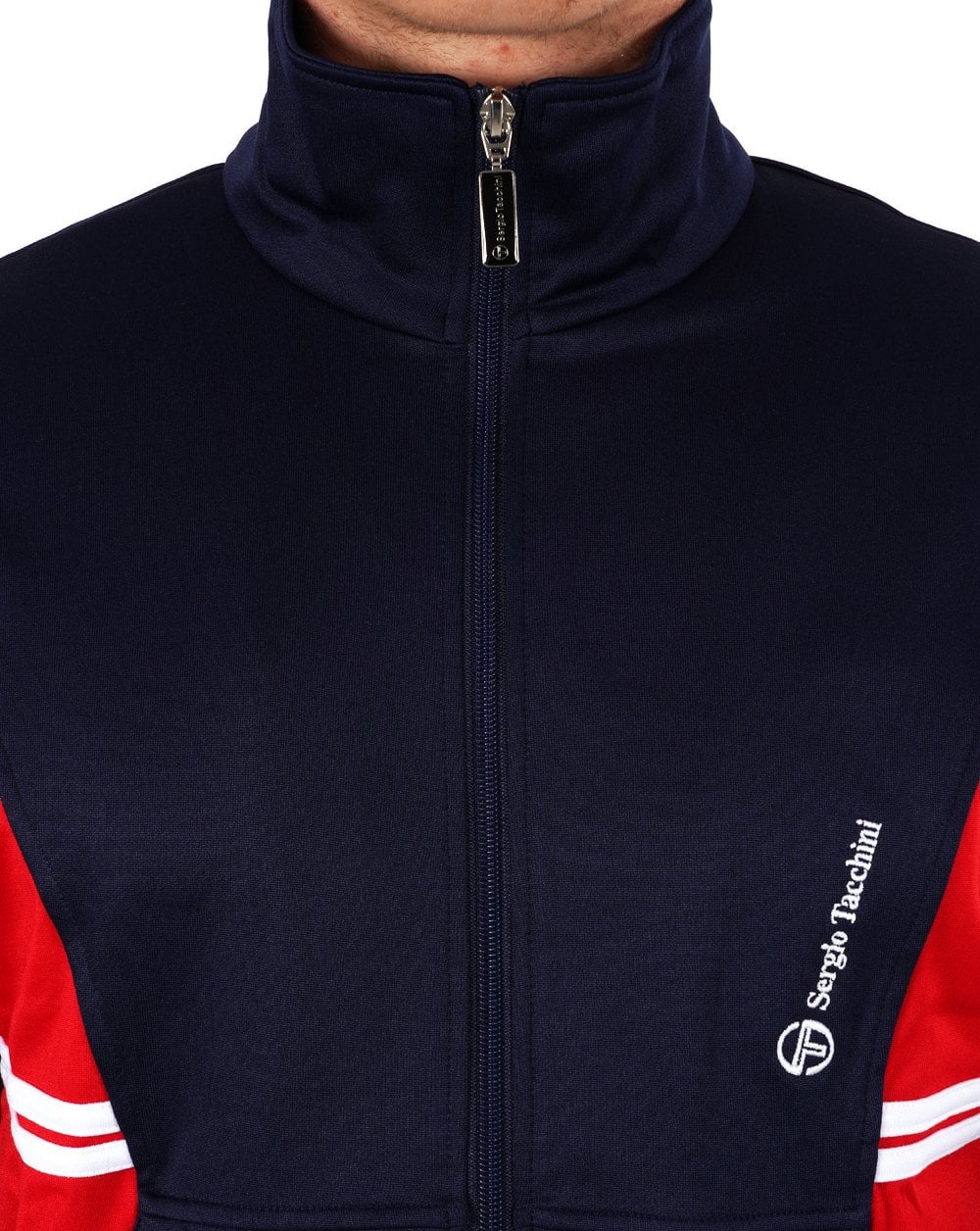Sergio Tacchini Blow Track Top Navy Red