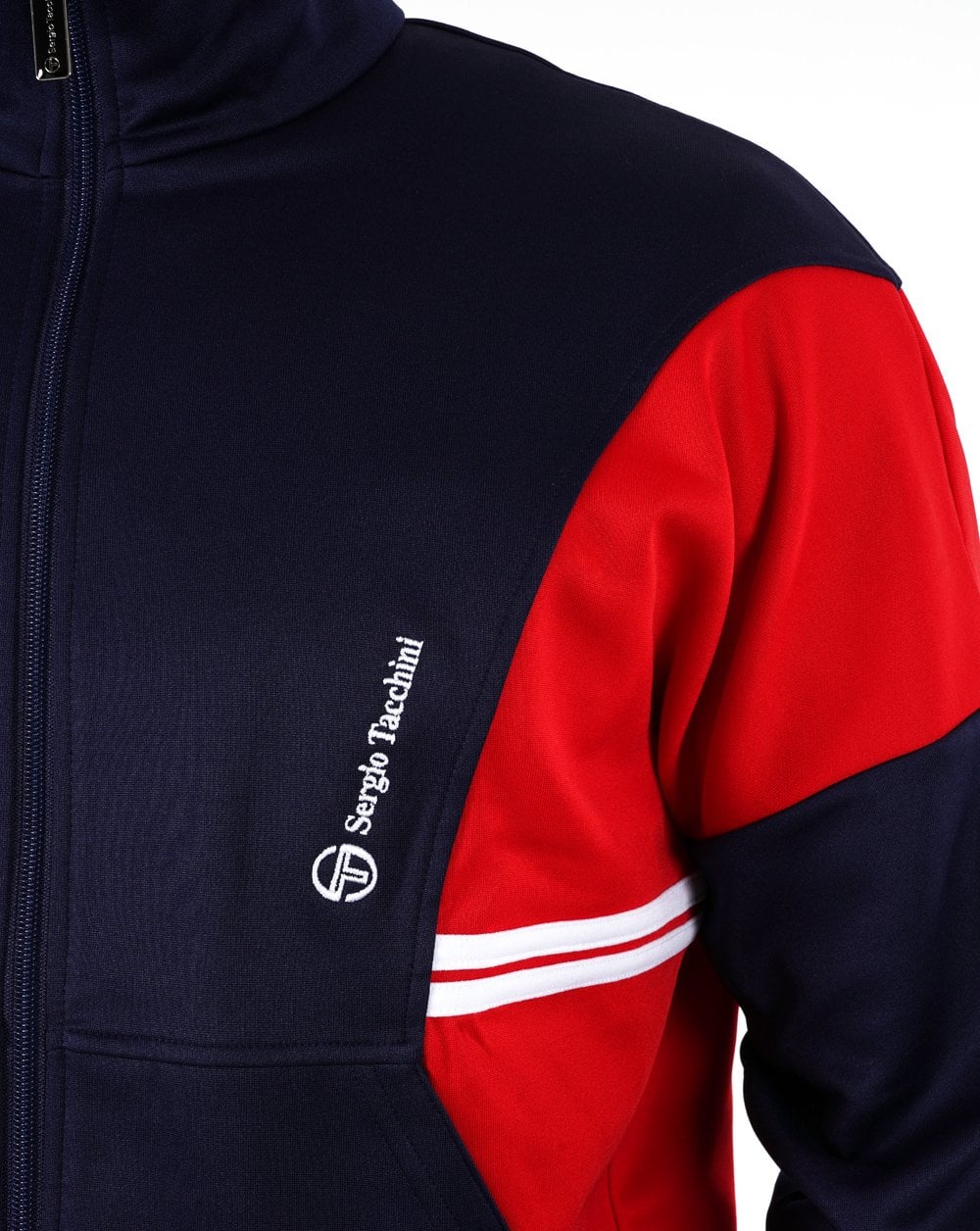 Sergio Tacchini Blow Track Top Navy Red