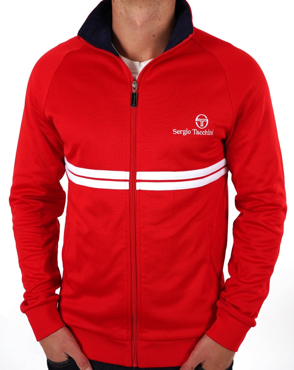 Sergio Tacchini Dallas Track Top Red White