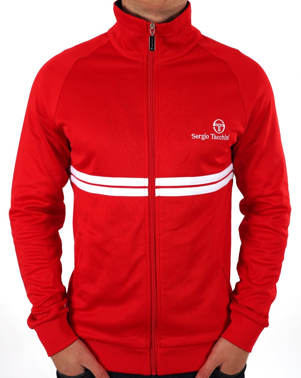Sergio Tacchini Dallas Track Top Red White