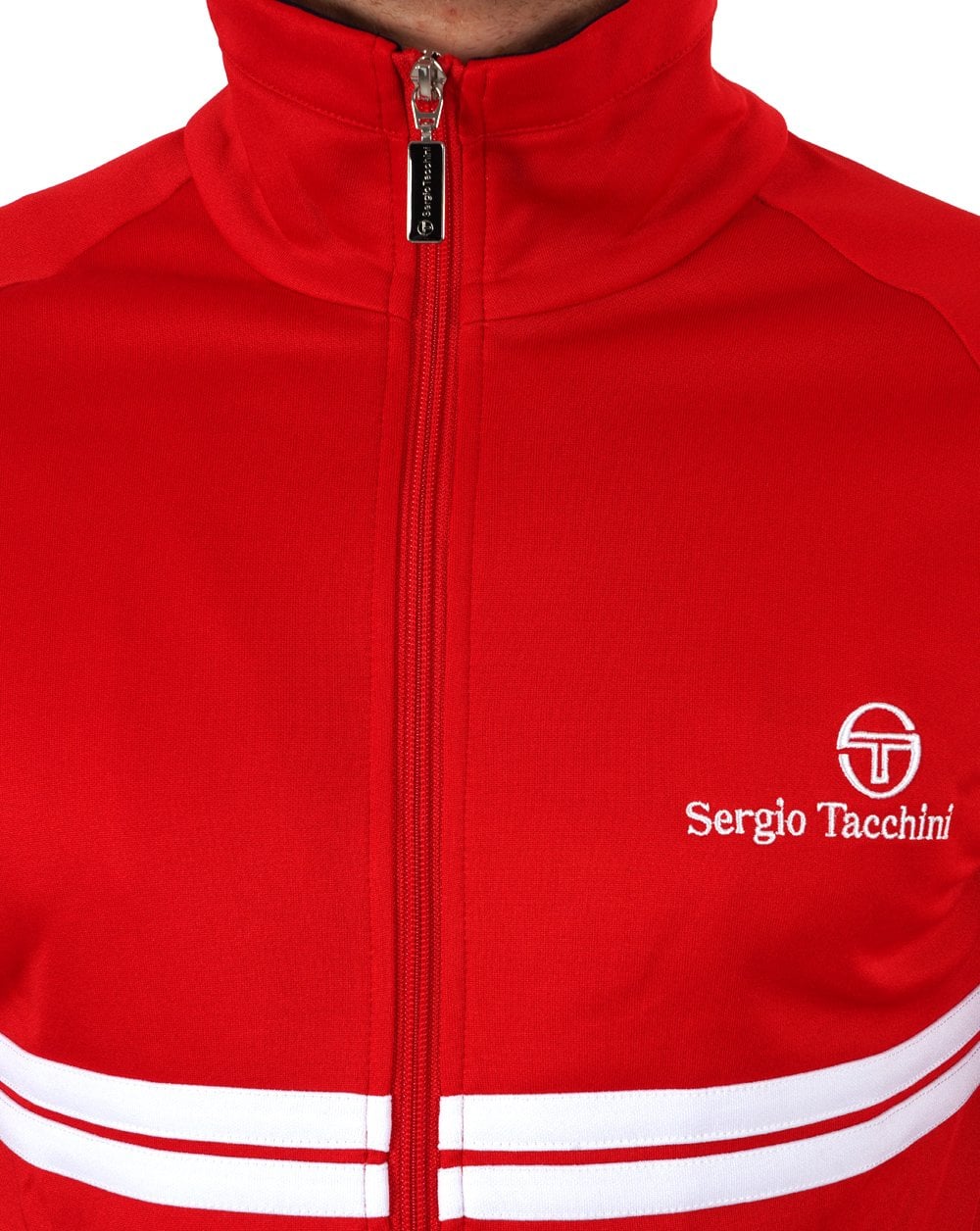 Sergio Tacchini Dallas Track Top Red White
