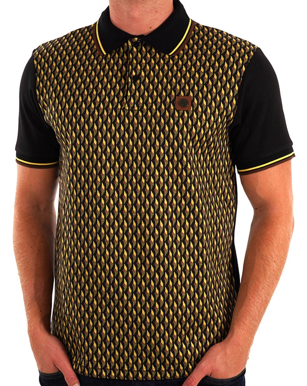 Trojan Deco Panel Polo Black