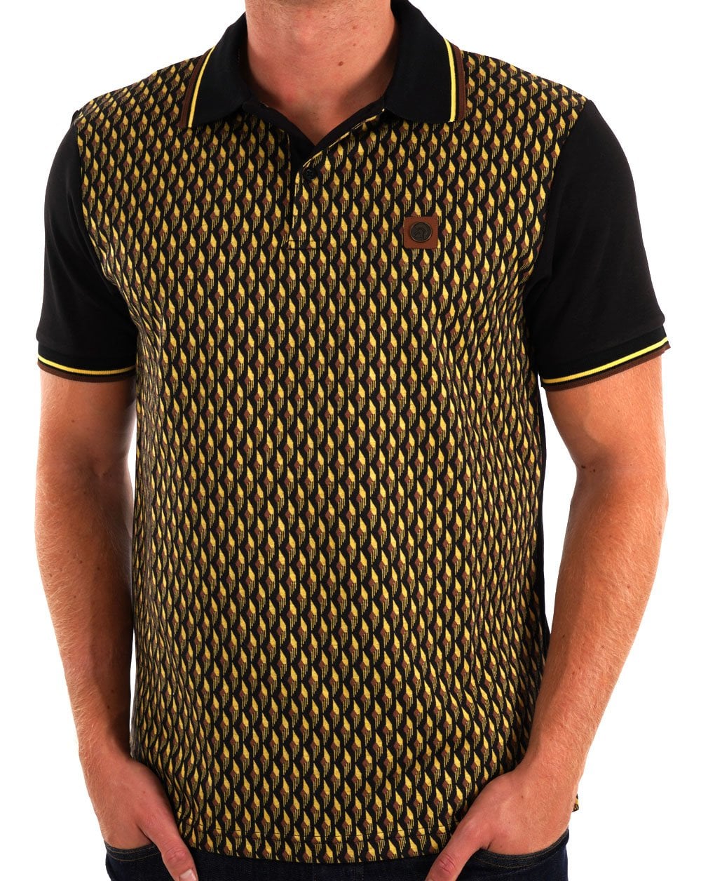 Trojan Deco Panel Polo Black