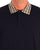 Aquascutum Club Check Collar LS Polo Navy