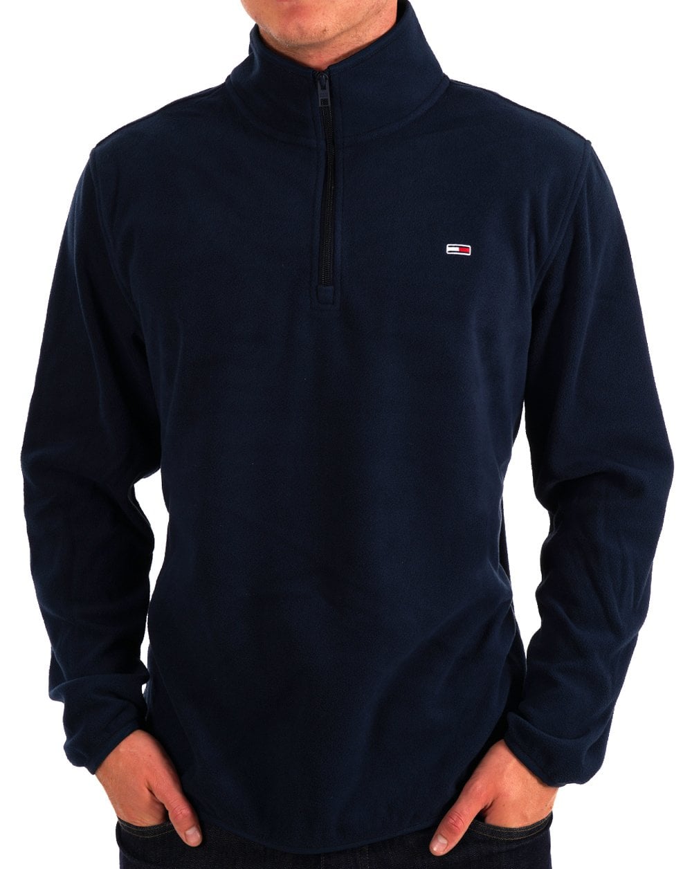 Tommy Jeans Polar Fleece 1/4 Zip Dark Navy