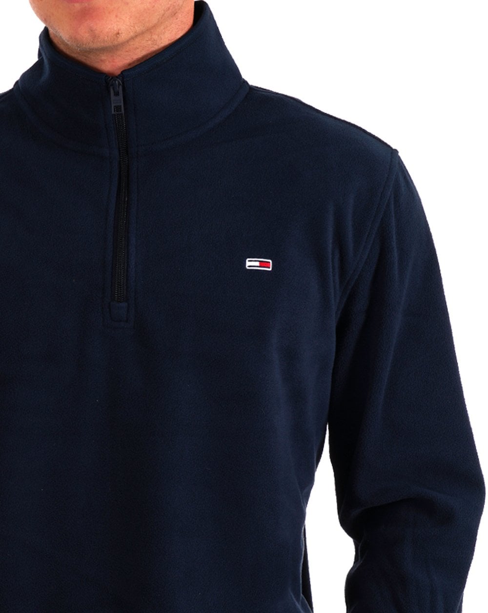 Tommy Jeans Polar Fleece 1/4 Zip Dark Navy