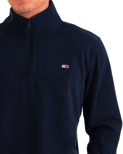Tommy Jeans Polar Fleece 1/4 Zip Dark Navy