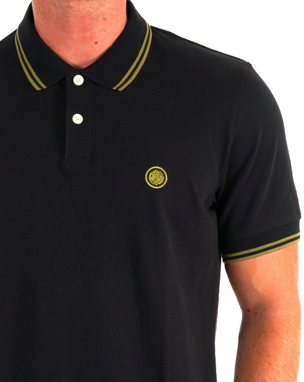 Pretty Green 15th Anniversary Barton Polo Black