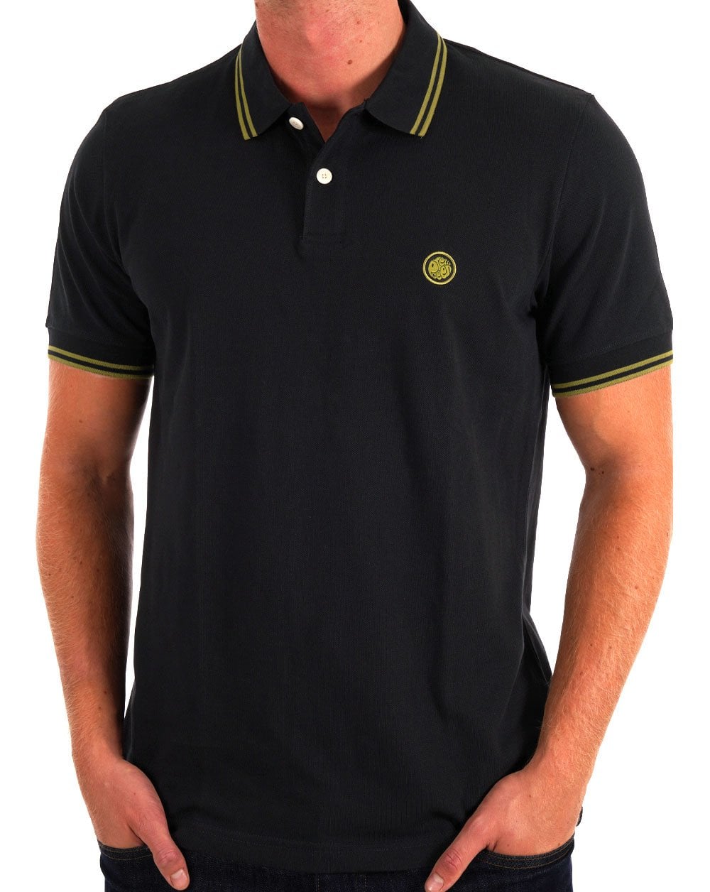 Pretty Green 15th Anniversary Barton Polo Black