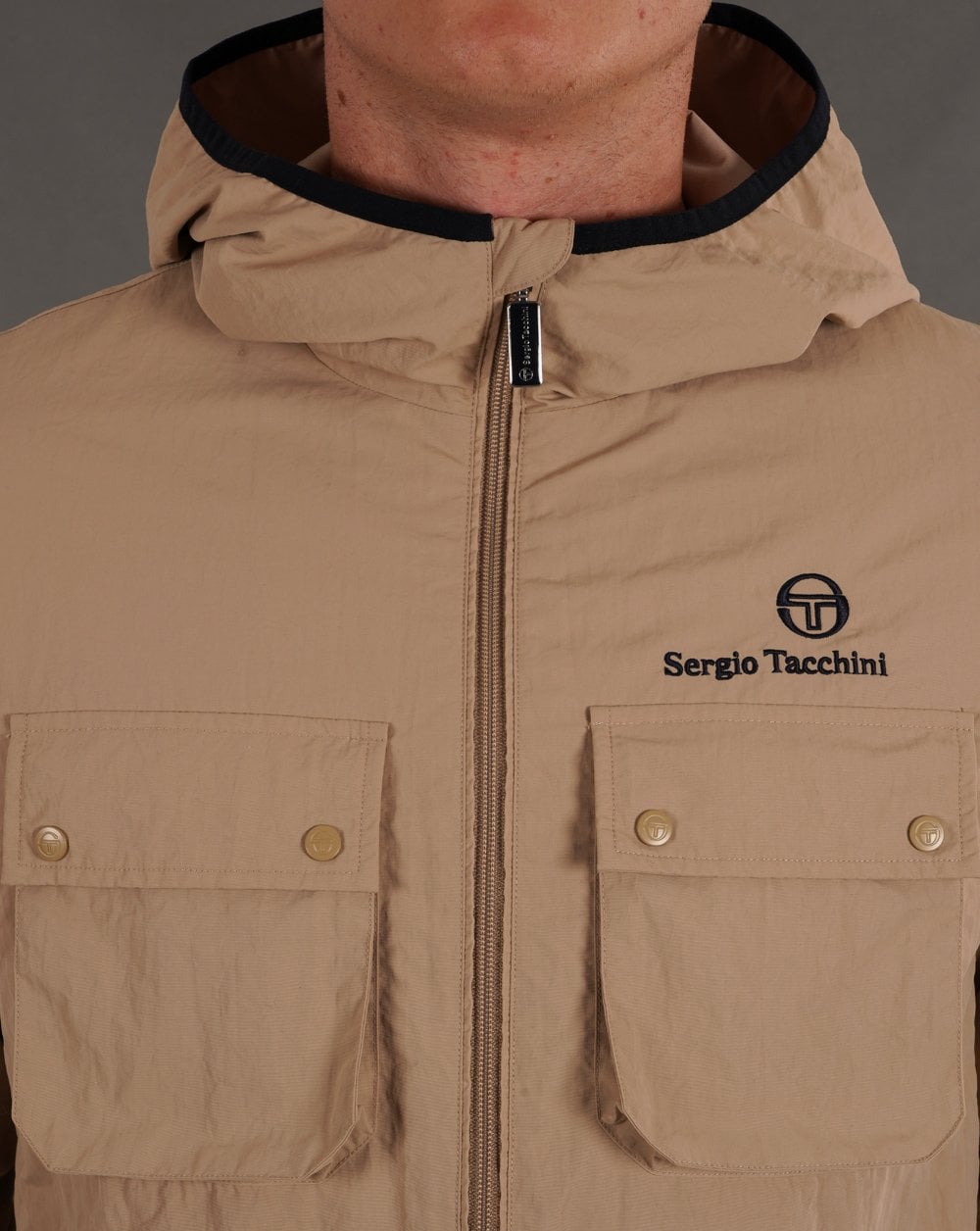 Sergio Tacchini Terrace Pocket Jacket Warm Sand