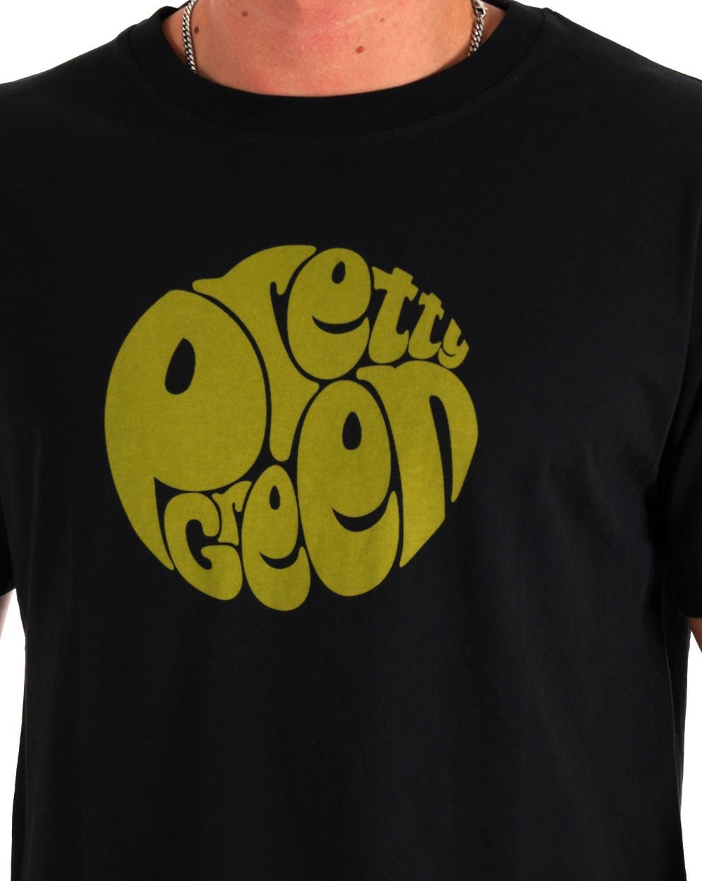 Pretty Green 15th Anniversary Gillespie Logo T Shirt Black