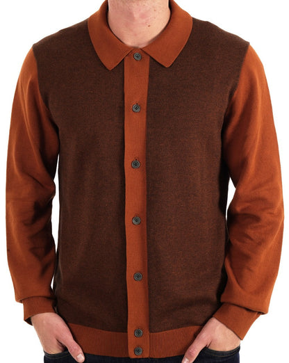 Pretty Green Roxy Knit Shirt Orange