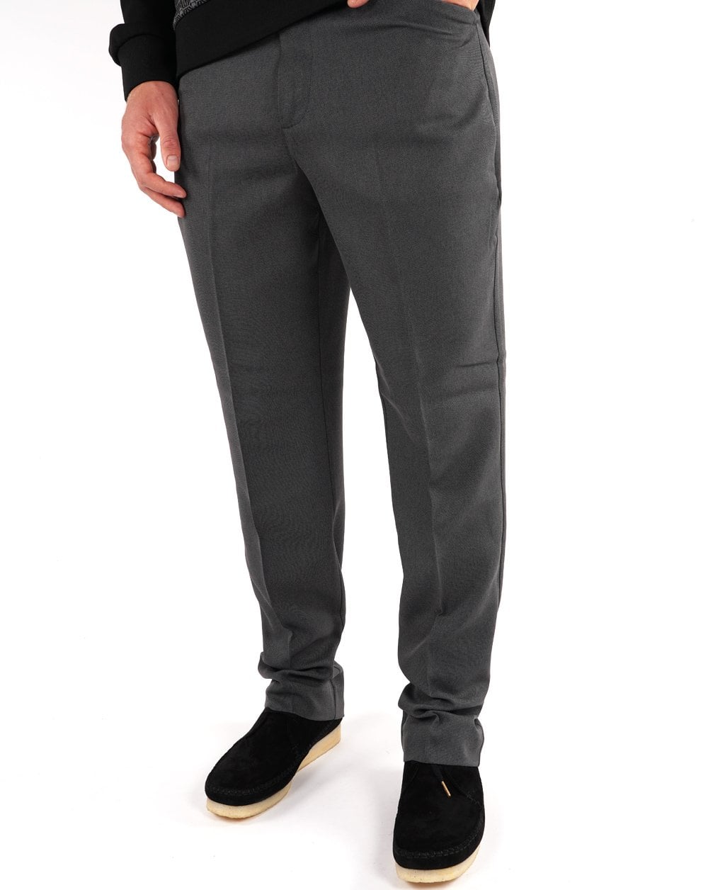 Farah 80s Hopsack Trousers Grey