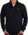 Weekend Offender Pierre 1/4 Zip Knit Navy