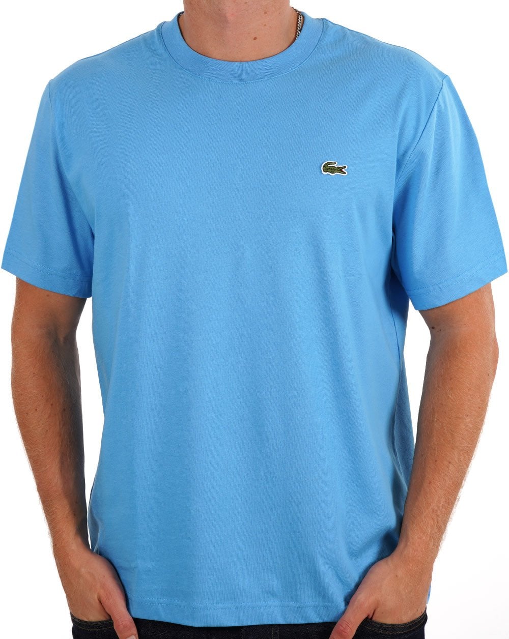 Lacoste Classic Fit T Shirt Argentine Blue