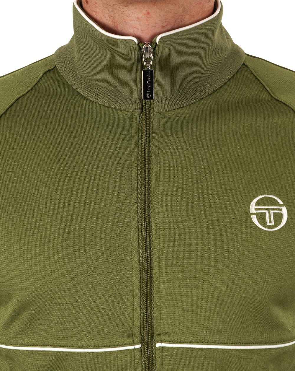 Sergio Tacchini Star Track Top Olive Gardenia