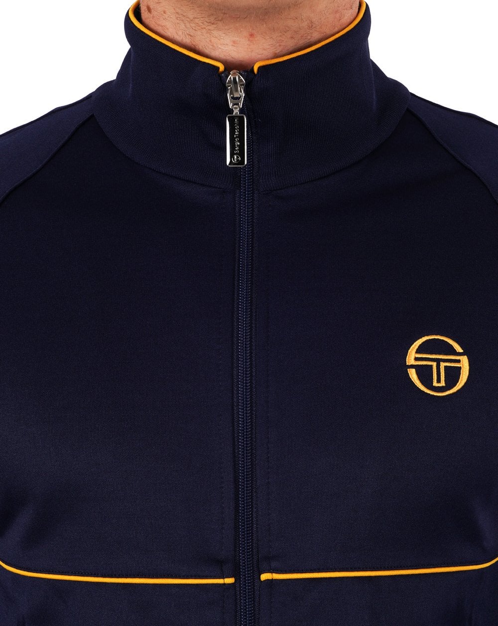 Sergio Tacchini Star Track Top Navy Old Gold
