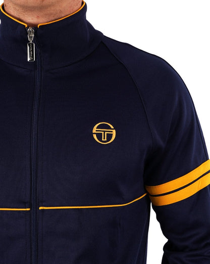 Sergio Tacchini Star Track Top Navy Old Gold