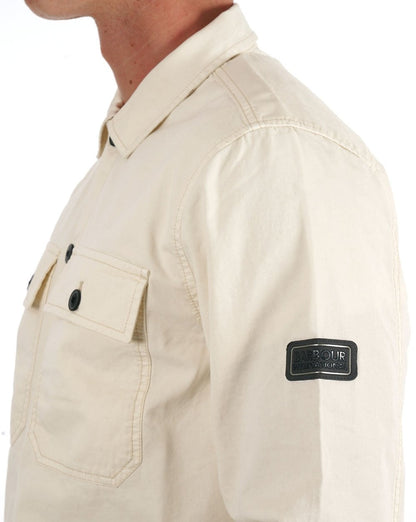Barbour International Arlo Overshirt Whisper White