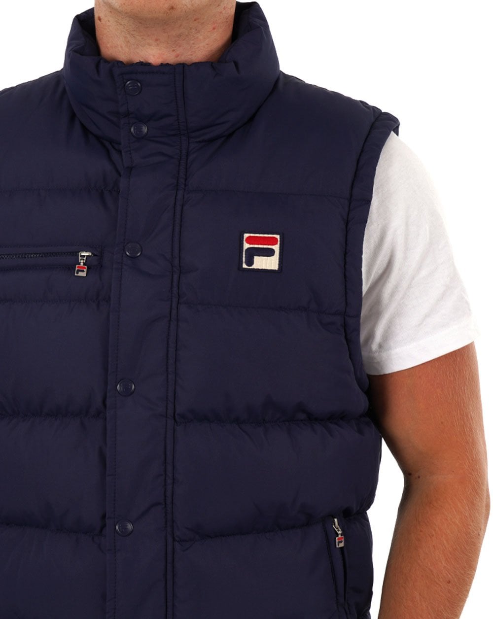 Fila Vintage Milton Gilet Navy