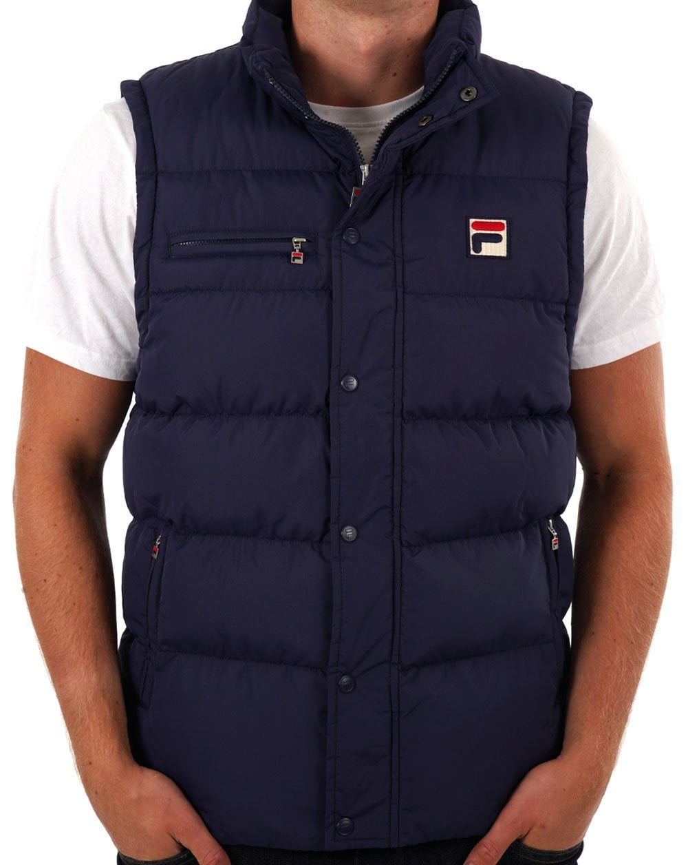 Fila Vintage Milton Gilet Navy