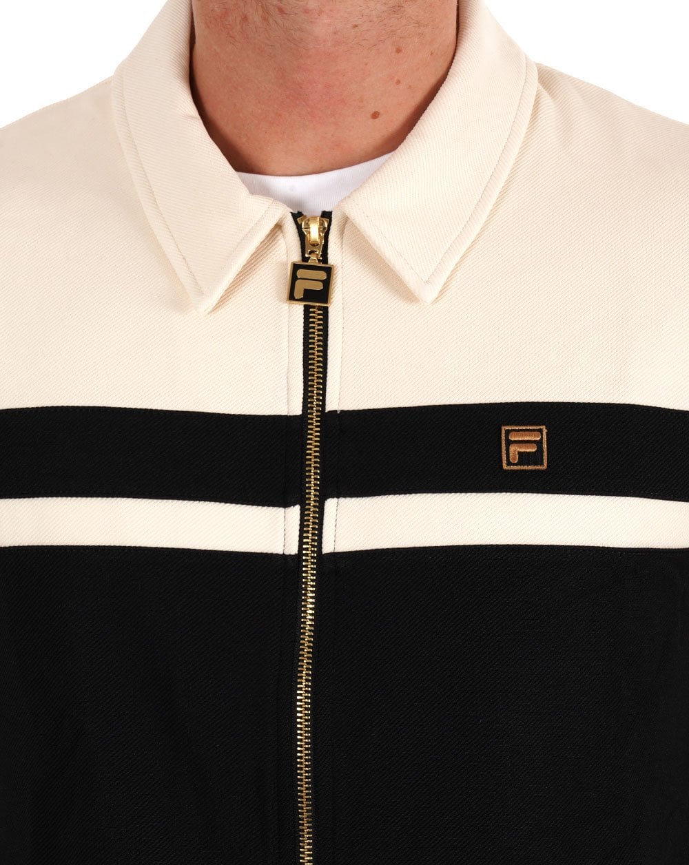 Fila Gold Bill Track Top Black / Ecru