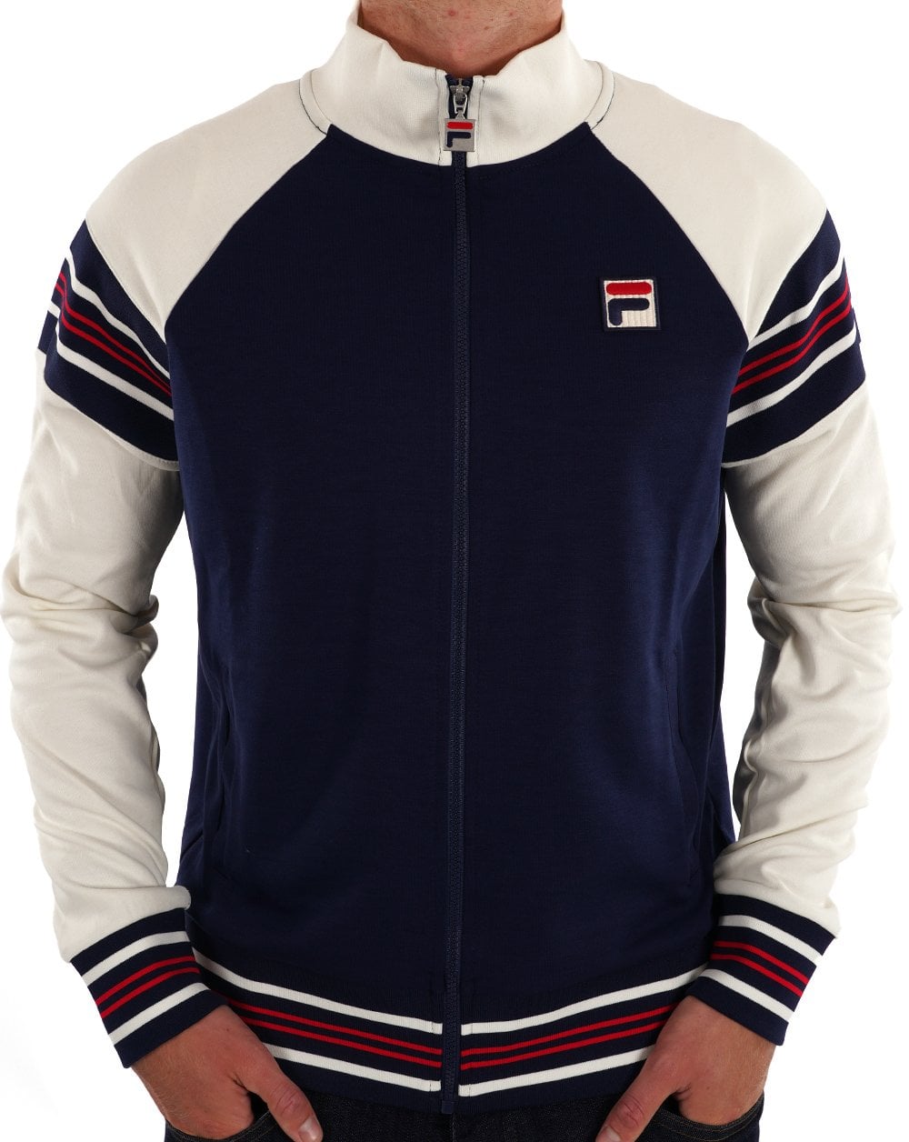 Fila Vintage Advantage Track Top Navy / Ecru