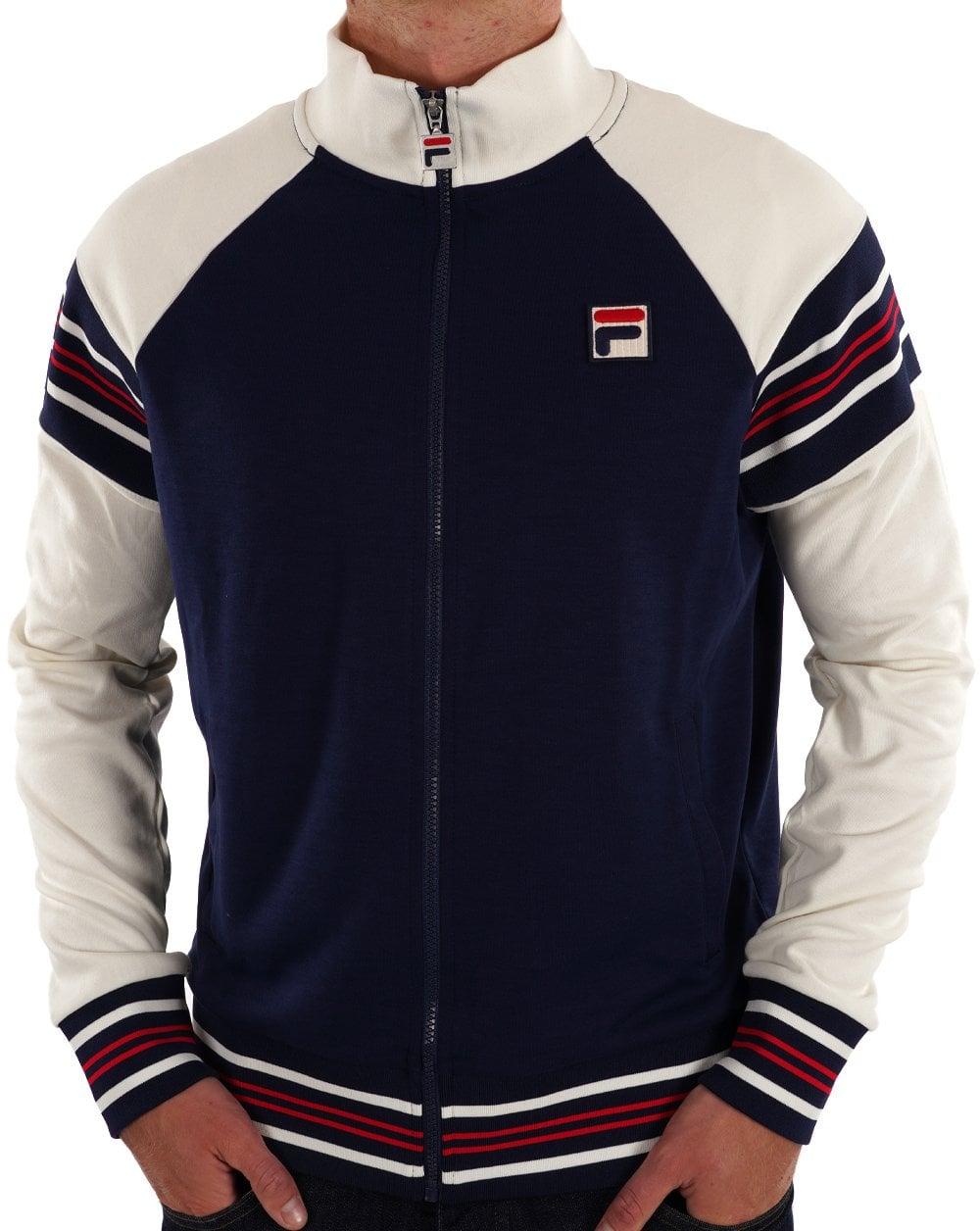 Fila Vintage Advantage Track Top Navy / Ecru