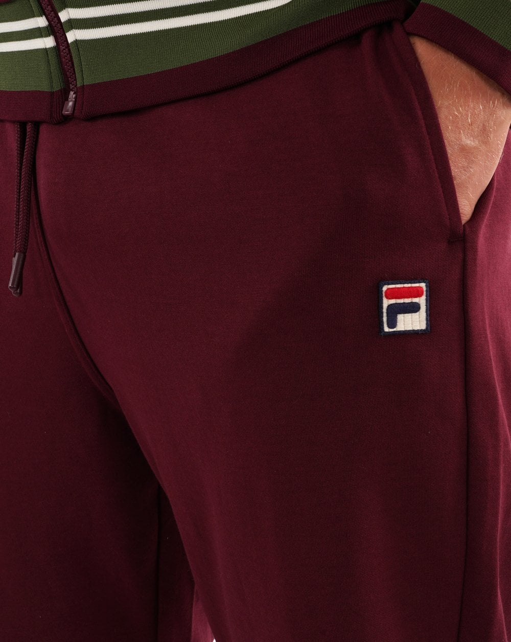 Fila Vintage Settanta Track Pants Wine