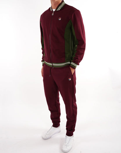 Fila Vintage Settanta Track Pants Wine