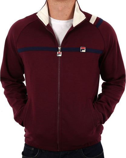 Fila Vintage Mk II Track Top Wine