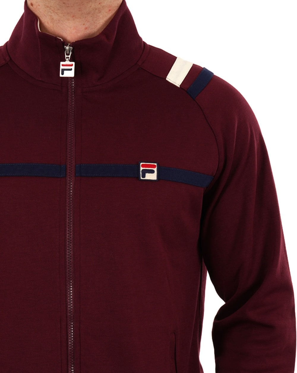 Fila Vintage Mk II Track Top Wine
