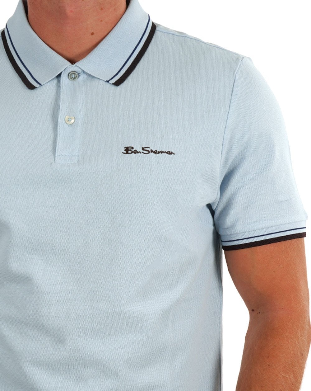 Ben Sherman Signature Polo Shirt Sky
